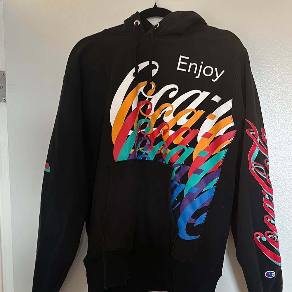 Coca-Cola Black Hoodie by Champion